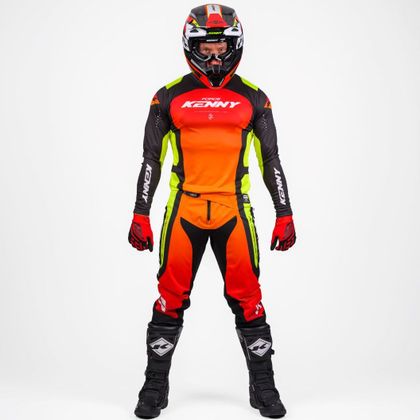 Maillot cross Kenny FORCE - RACE 2027 - Rouge / Jaune