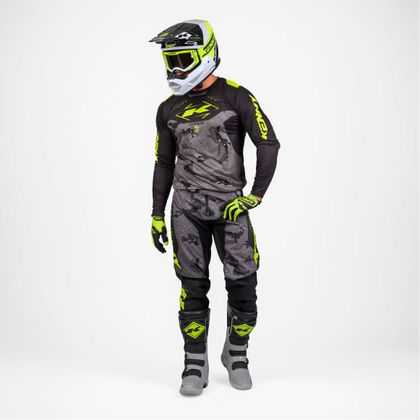 Maillot cross Kenny FORCE - CAMO 2027 - Noir / Jaune