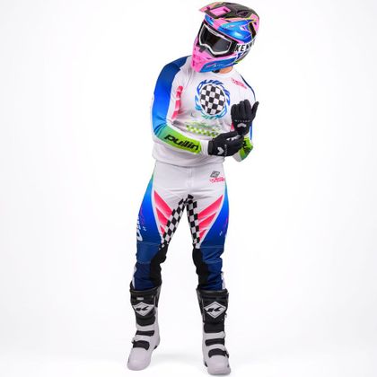 Camisola de motocross Pull-in MASTER SOUTHWEST 2027 - Branco / Rosa