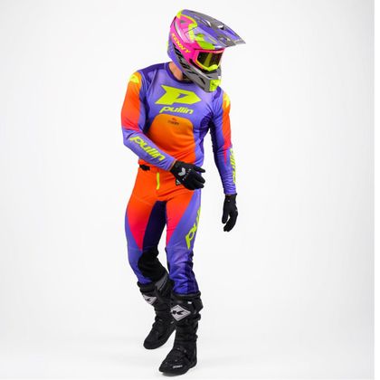 Maillot de motocross Pull-in MASTER 2027 - Violet / Negru
