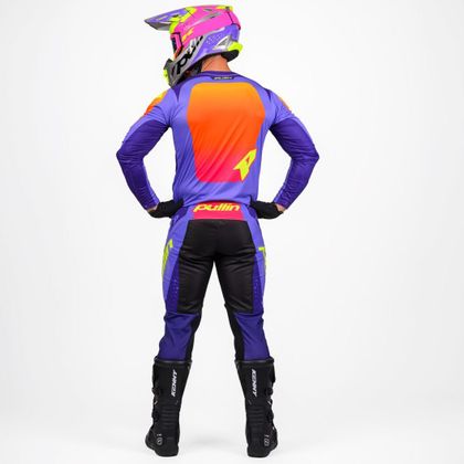 Maillot de motocross Pull-in MASTER 2027 - Violet / Negru