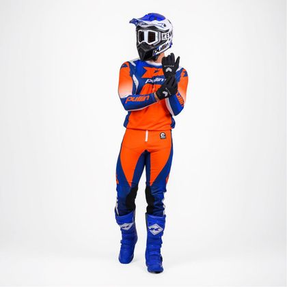 Maillot de motocross Pull-in MASTER 2027 - Albastru / Portocalie