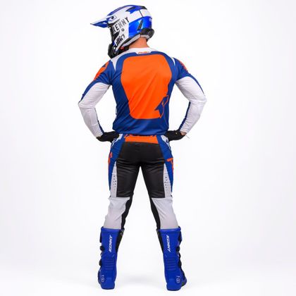 Maillot de motocross Pull-in MASTER 2027 - Albastru / Portocalie