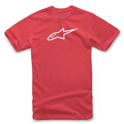 Maglietta maniche corte Alpinestars AGELESS CLASSIC - Rosso / Bianco