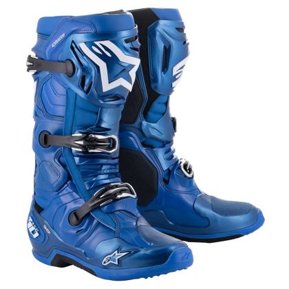Botas de motocross Alpinestars TECH 10 BLUE / BLACK 2023 - Azul / Negro Ref : AP12710 