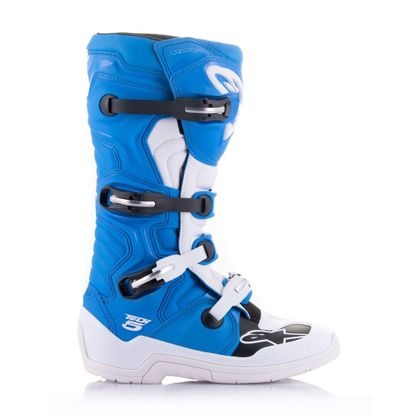Botas de motocross Alpinestars TECH 5 - BLUE / WHITE 2023 - Azul / Blanco