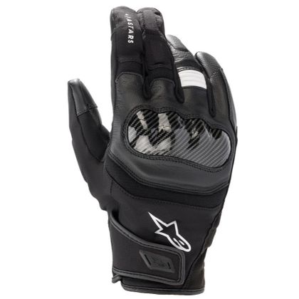 Gants De Moto Alpinestars SMX Z Drystar - Cuir De Chèvre, Imperméables, Protection Phalanges, Compatible écran Tactile