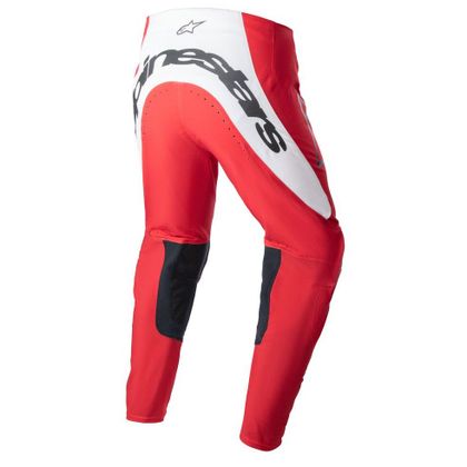 Pantaloni da cross Alpinestars SUPERTECH RISEN - MARS RED WHITE 2023