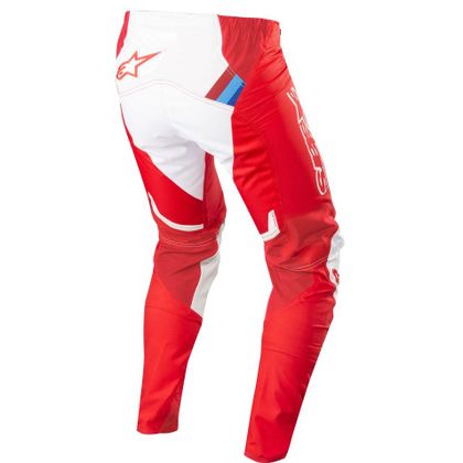 Pantalón de motocross Alpinestars SUPERTECH RED WHITE 2019