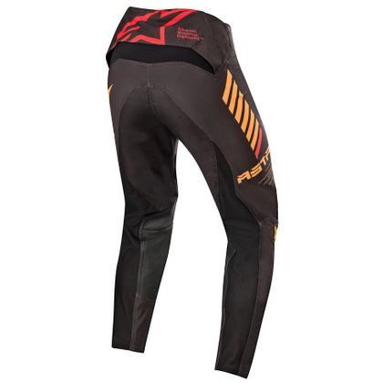 Pantalón de motocross Alpinestars SUPERTECH - BLACK ORANGE RED FLUO 2020