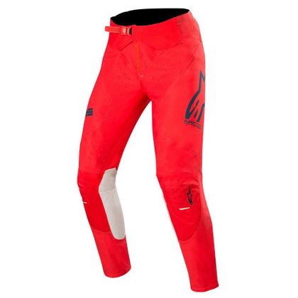 Pantaloni da cross Alpinestars SUPERTECH - BRIGHT RED NAVY OFF WHITE 2020 Ref : AP11748 