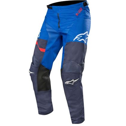 Pantalón de motocross Alpinestars RACER FLAGSHIP DARK NAVY BLUE RED 2019