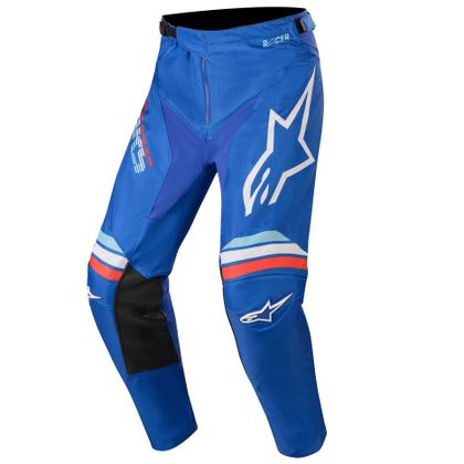 Pantaloni da cross Alpinestars RACER BRAAP - BLUE OFF WHITE 2020 Ref : AP11779 