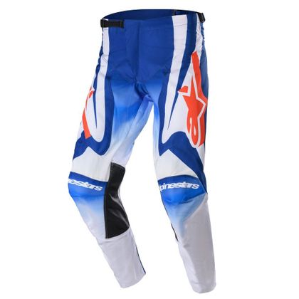 Pantalón de motocross Alpinestars RACER SEMI 2023 - Azul / Naranja Ref : AP12759 