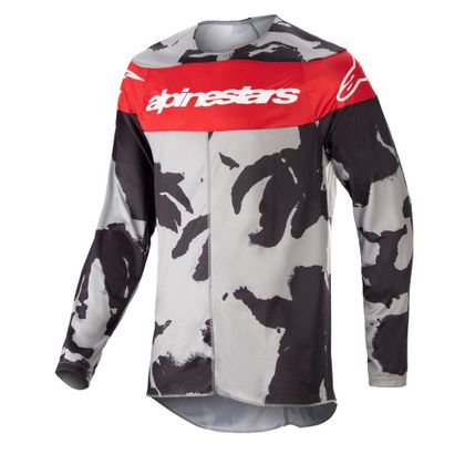 Alpinestars RACER - TACTICAL 2025 Cross-Trikot - Grau / Rot Ref : AP12776-C63537 