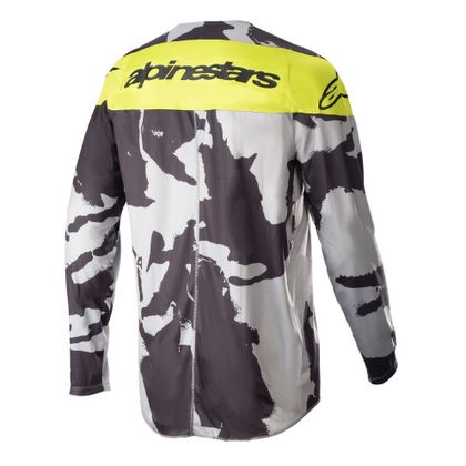 Maillot cross Alpinestars RACER - TACTICAL 2025 - Gris / Jaune