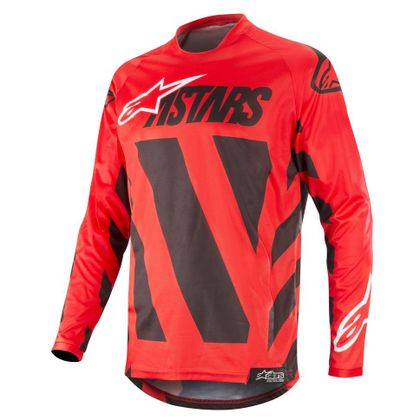 Camiseta de motocross Alpinestars RACER BRAAP COOL BLACK RED WHITE 2019 Ref : AP11370 