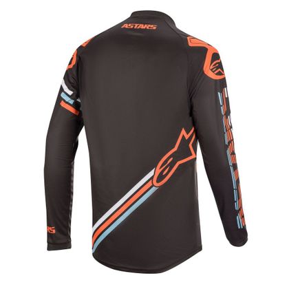 Camiseta de motocross Alpinestars RACER BRAAP - DARK GRAY ORANGE FLUO 2020