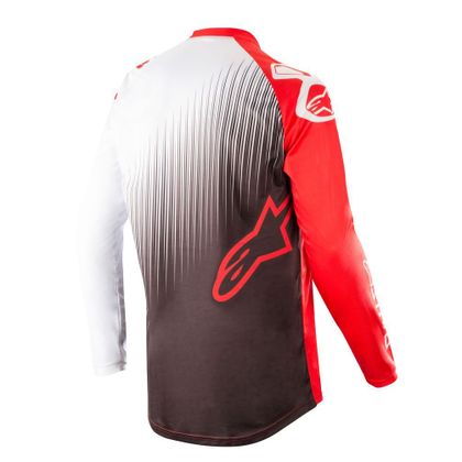 Camiseta de motocross Alpinestars RACER SUPERMATIC RED BLACK WHITE 2019