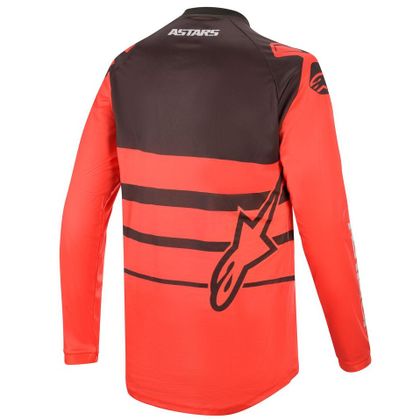 Camiseta de motocross Alpinestars RACER SUPERMATIC - BRIGHT RED BLACK 2020