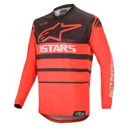 Camiseta de motocross Alpinestars RACER SUPERMATIC - BRIGHT RED BLACK 2020 Ref : AP11790 
