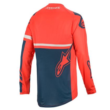 Camiseta de motocross Alpinestars RACER TECH - COMPASS - BRIGHT RED NAVY 2020
