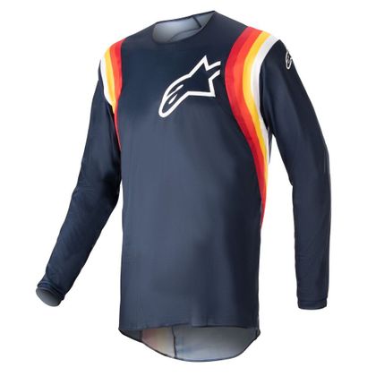 Camiseta de motocross Alpinestars FLUID CORSA 2023 - Azul