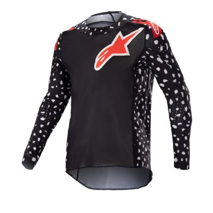 Camiseta de motocross Alpinestars YOUTH RACER NORTH - Negro / Rojo Ref : AP12788 