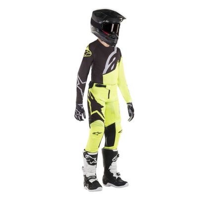 Maillot cross Alpinestars YOUTH RACER FACTORY YELLOW FLUO