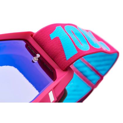 Gafas de motocross 100% ACCURI 2 - EXCELSIOR - IRIDIUM BLUE 2023 - Rojo / Azul