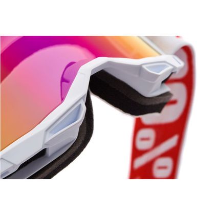 Gafas de motocross 100% ACCURI 2 - PURE - IRIDIUM RED/BLUE 2023