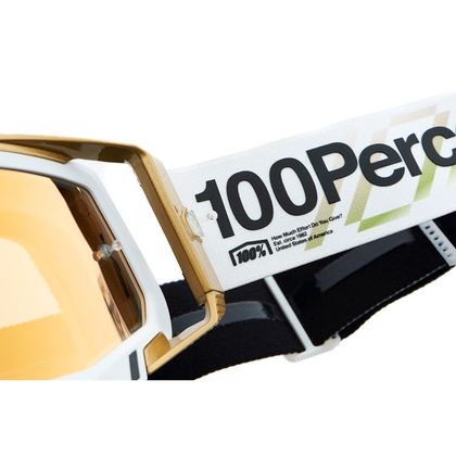 100% RACECRAFT 2 - SUCCESSION - IRIDIUM TRUE GOLD 2023 Cross-Maske