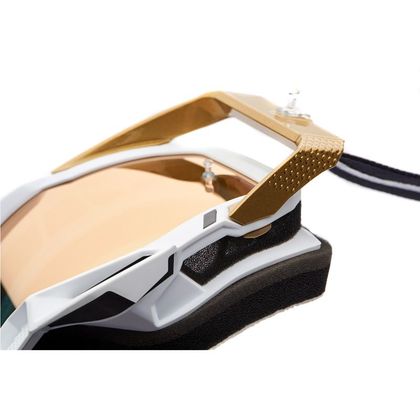 100% RACECRAFT 2 - SUCCESSION - IRIDIUM TRUE GOLD 2023 Cross-Maske