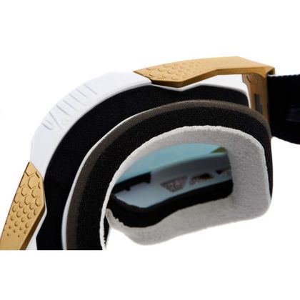 100% RACECRAFT 2 - SUCCESSION - IRIDIUM TRUE GOLD 2023 Cross-Maske