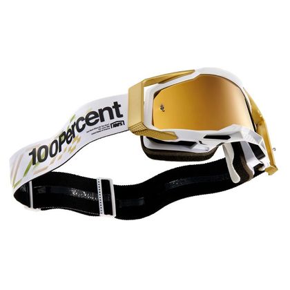 100% RACECRAFT 2 - SUCCESSION - IRIDIUM TRUE GOLD 2023 Cross-Maske