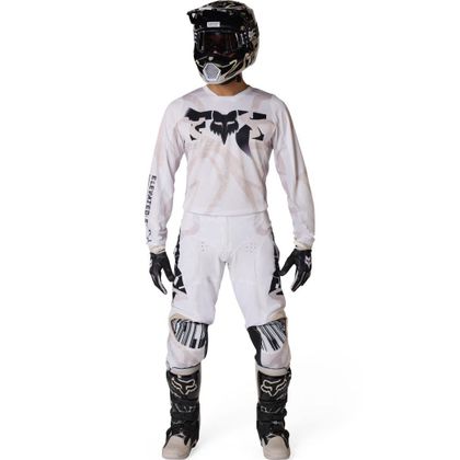 Pantalon cross Fox 180 DIFFUSE EDITION SPECIALE 2026 - Noir / Blanc