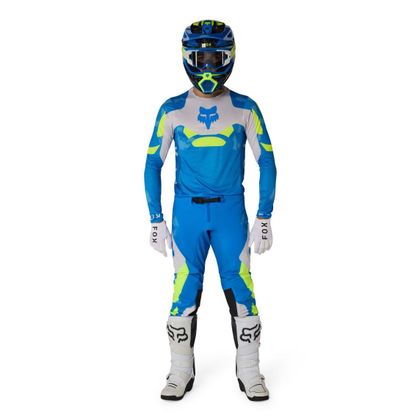 Pantalon cross Fox FLEXAIR TACTILE 2026 - Bleu