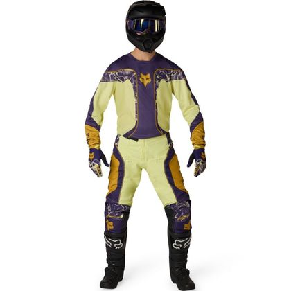 Pantalon cross Fox 180 IMAGE PRINT 2026 - Jaune