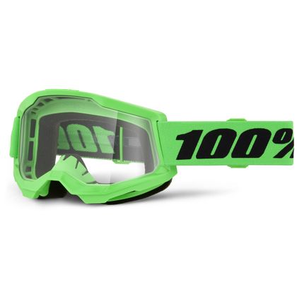 Masque cross 100% STRATA 2 Vert Fluo- Clair 2026 - Vert