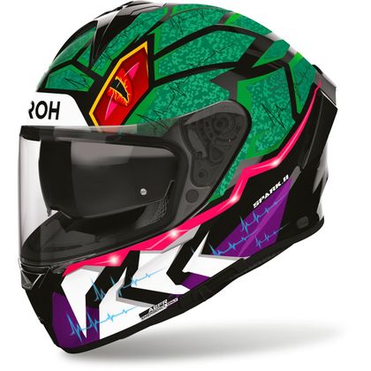 Casque intégral Airoh SPARK 2 REX - Multicolore Ref : AR1550 