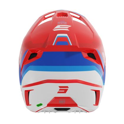 Shot SPEED ATOMIC 2025 Cross-Helm - Rot / Grün