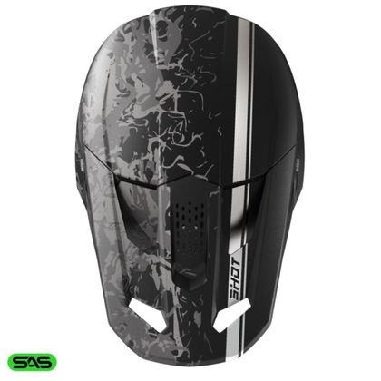 Shot SPEED BATTLE 2025 Cross-Helm - Schwarz / Getönt