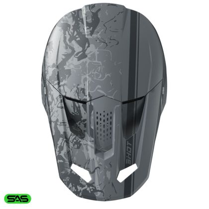 Shot SPEED BATTLE 2025 Cross-Helm - Grau / Getönt