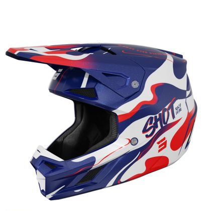 Shot SPEED BEAST 2025 Cross-Helm - Blau / Rot Ref : SO3020 