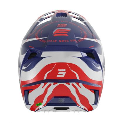 Shot SPEED BEAST 2025 Cross-Helm - Blau / Rot