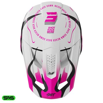 Shot SPEED BEAST 2025 Cross-Helm - Rosa / Grün
