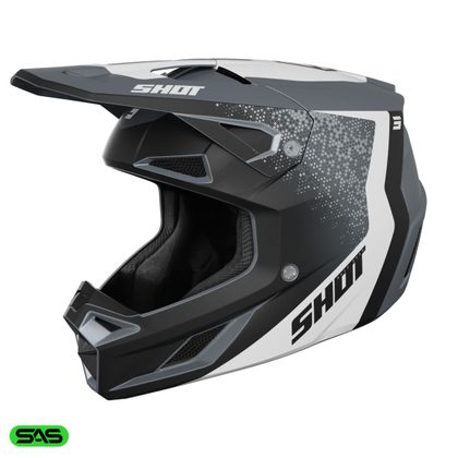 Casque cross Shot SPEED HYBRID 2025 - Gris Ref : SO3107 
