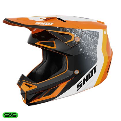 Casque cross Shot SPEED HYBRID 2025 - Orange Ref : SO3028 