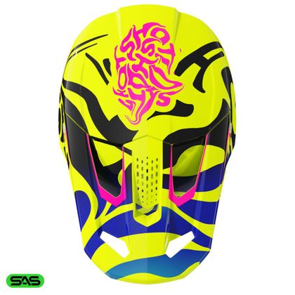 Casque cross Shot SPEED KID GHOST - Noir / Jaune