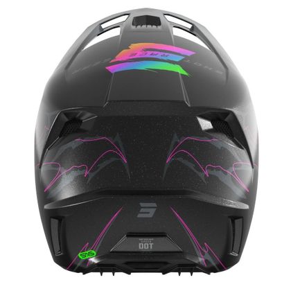 Casque cross Shot SPEED - ENFANT - RAC - Black-Pearly
